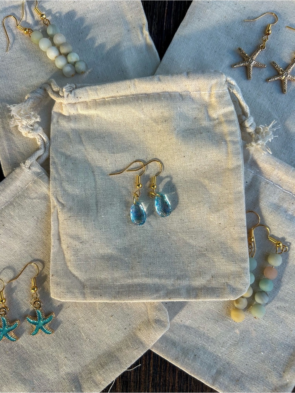 Tidal Drop Earrings